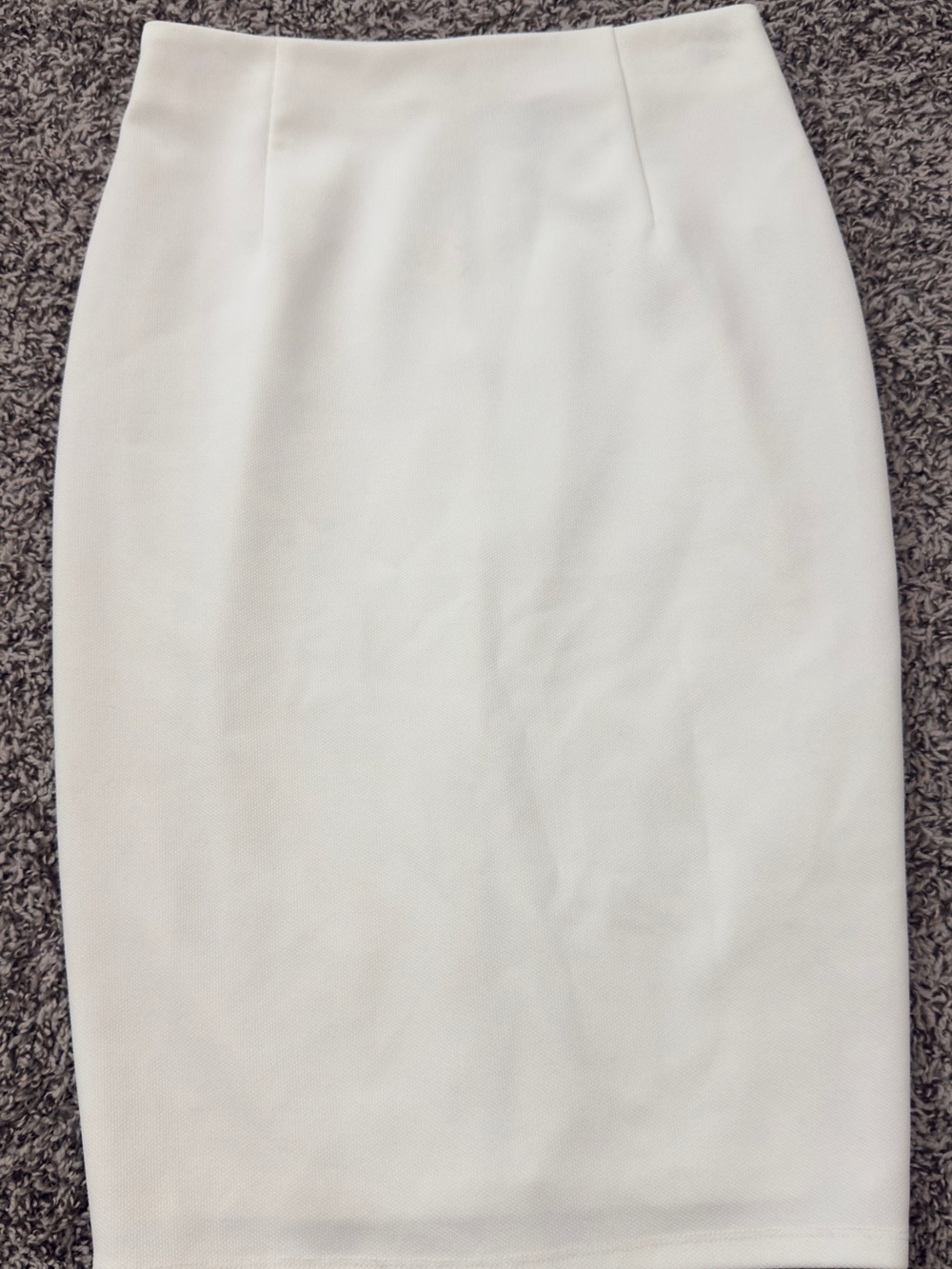 Classic White Pencil Skirt - Women